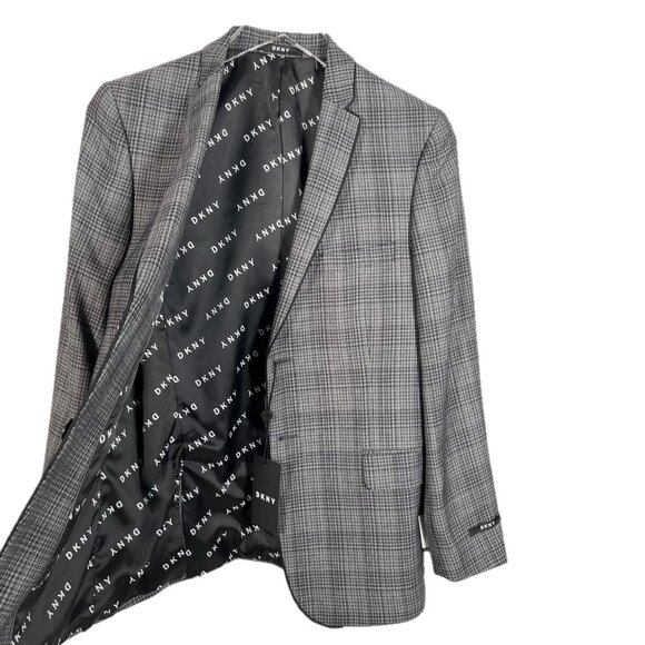 Boys Wool Blend Plaid Sports Coat Jacket Size 16R - Picture 2 of 4